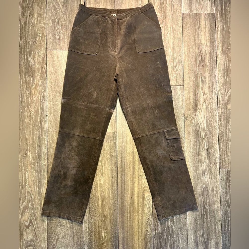 J. Jill suede leather pants.